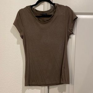 Brown Glittery Tee